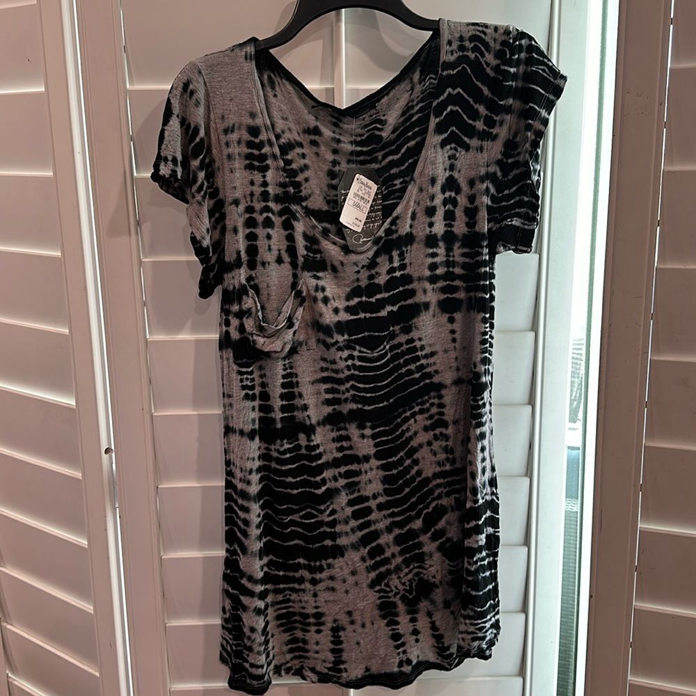 Patterson j Kincaid tie dye shirt dress new